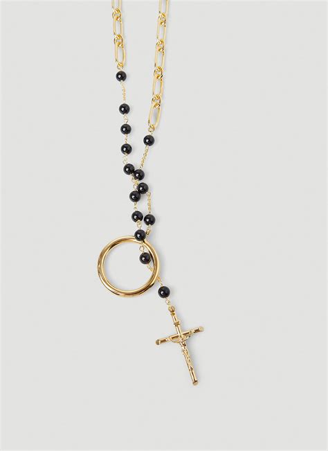 dolce and gabbana rosary necklace.